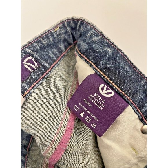 VINTAGE Y2K VIGOSS GREY BLUE LOW RISE BOOT CUT JEANS SIZE 5 28 - Picture 8 of 8